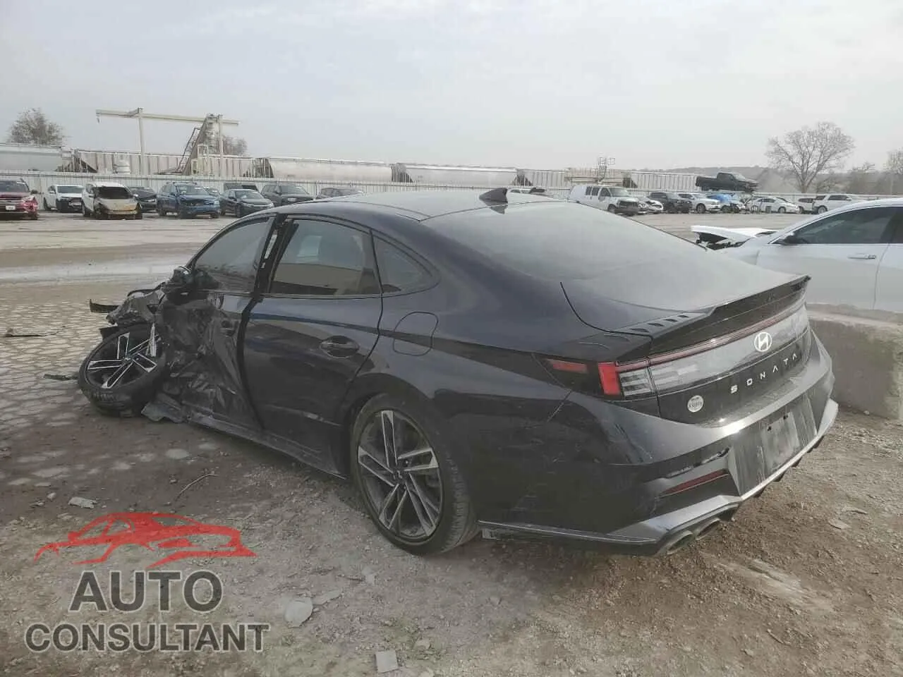 2024 HYUNDAI SONATA Damaged VIN KMHL54JC0RA412176 – rear exterior