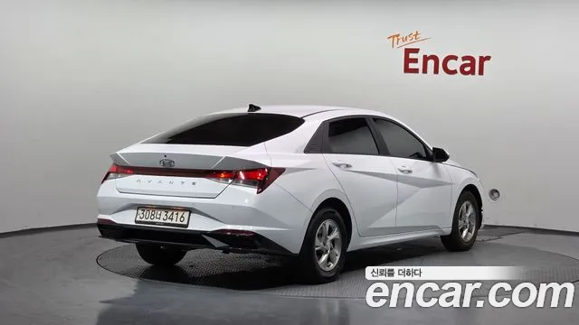 2023 Hyundai Avante (CN7) 1.6 LPi (Rental Car) Sold VIN KMHLL41ABPU359182 – trunk area