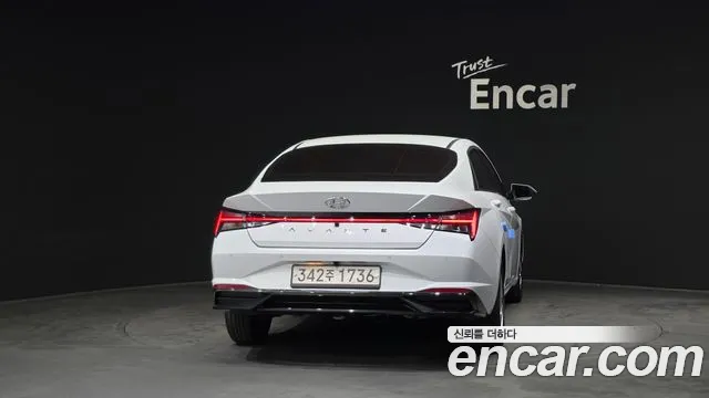 2021 Hyundai Avante (CN7) 1.6 Sold VIN KMHLL41EEMU175329 – trunk area