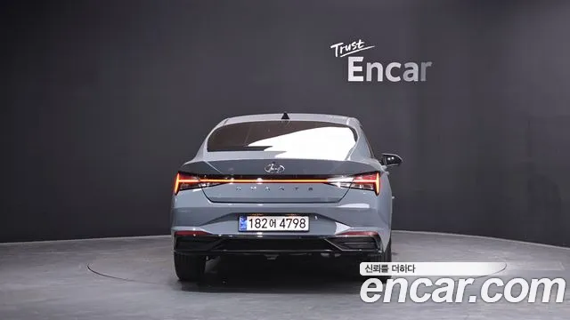 2021 Hyundai Avante (CN7) 1.6 Sold VIN KMHLL41EEMU236617 – trunk area