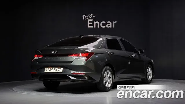 2021 Hyundai Avante (CN7) 1.6 Sold VIN KMHLM41EEMU201819 – side profile