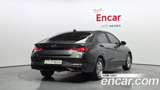 2021 Hyundai Avante (CN7) 1.6 Sold VIN KMHLM41EEMU202809 – trunk area