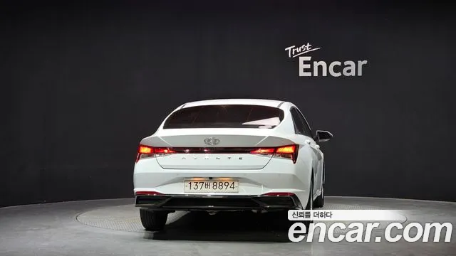 2021 Hyundai Avante (CN7) 1.6 Sold VIN KMHLM41EEMU221826 – rear exterior