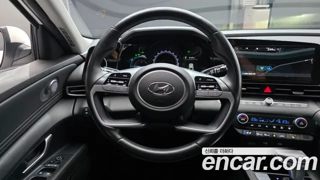 2021 Hyundai Avante Hybrid (CN7) Modern Sold VIN KMHLM41JGMU002644 – engine bay