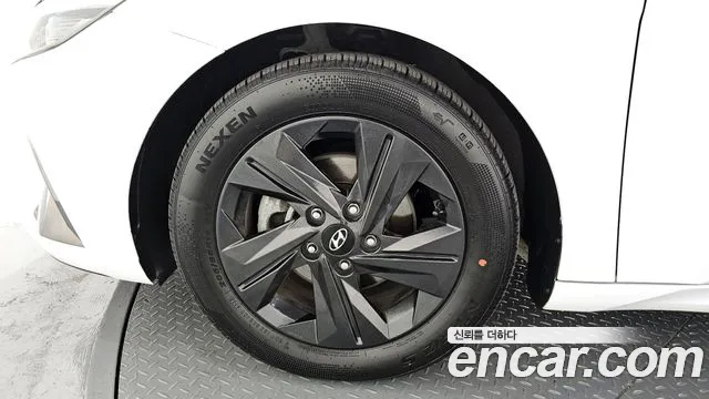 2022 Hyundai Avante Hybrid (CN7) Modern Sold VIN KMHLM41JGNU024861 – odometer reading