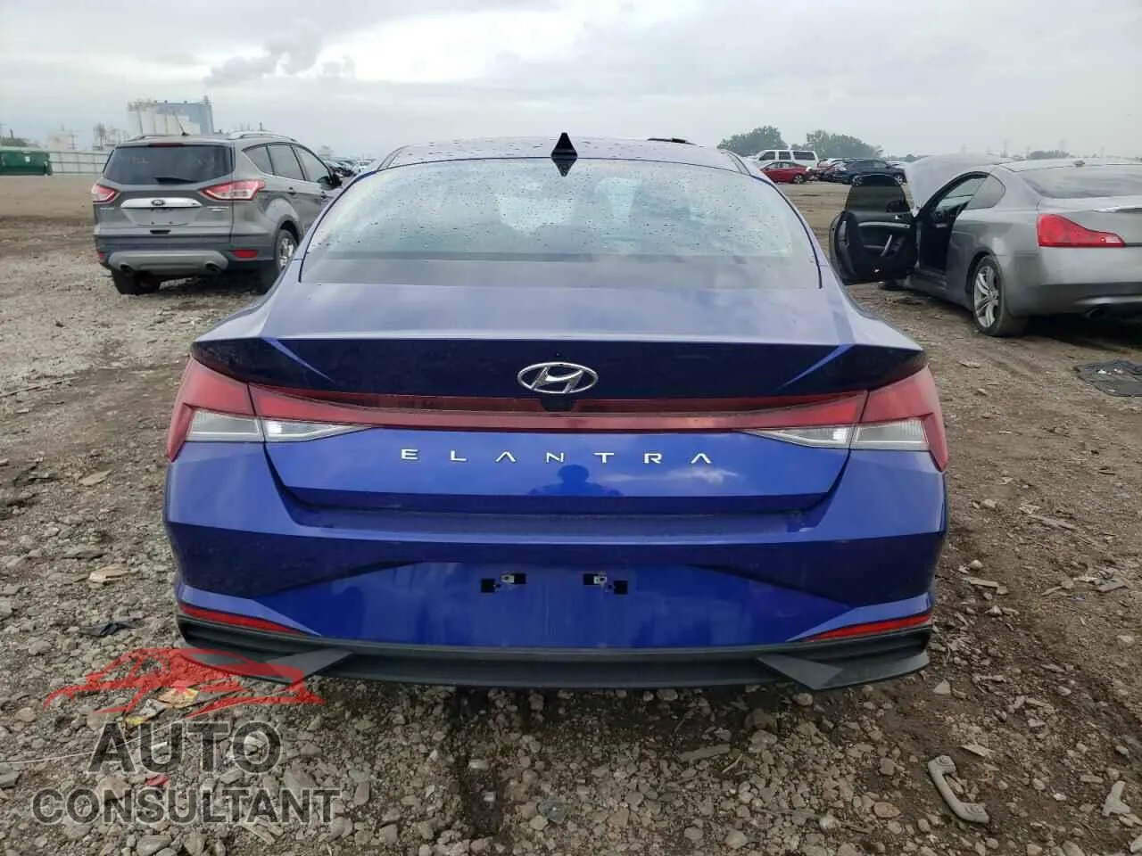 2023 HYUNDAI ELANTRA Damaged VIN KMHLM4AG9PU480476 – engine bay