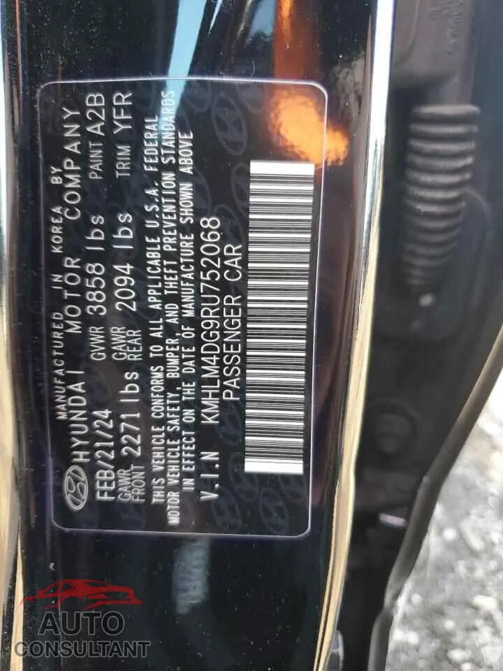 2024 HYUNDAI ELANTRA Damaged VIN KMHLM4DG9RU752068 – photo 12