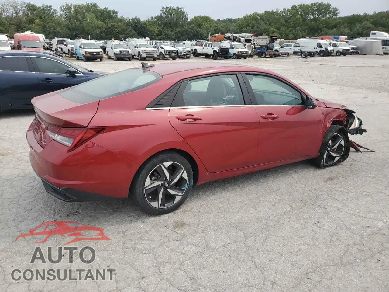 2023 HYUNDAI ELANTRA Damaged VIN KMHLP4AG1PU472461 – side profile