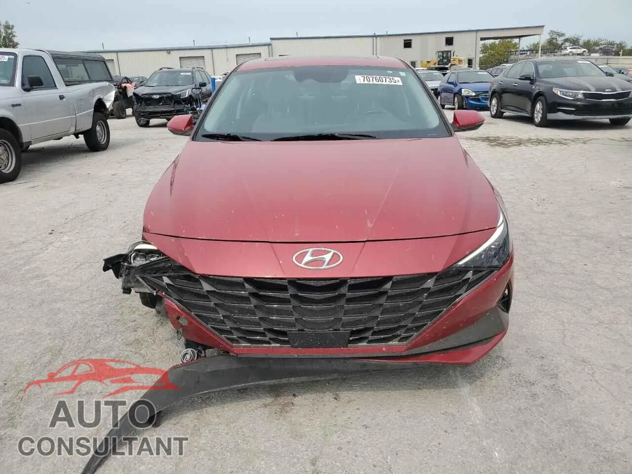2023 HYUNDAI ELANTRA Damaged VIN KMHLP4AG1PU472461 – interior seats