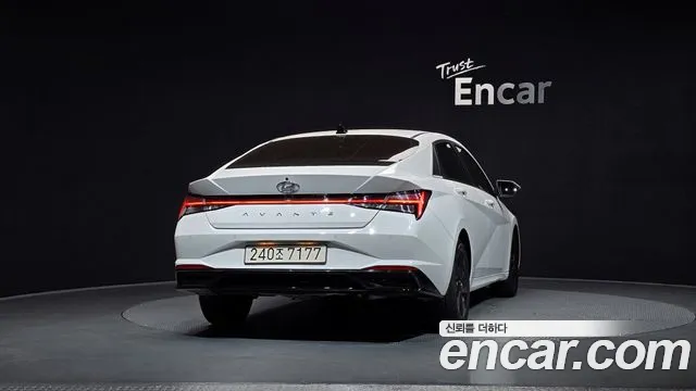 2021 Hyundai Avante (CN7) 1.6 Sold VIN KMHLR41EEMU190606 – side profile