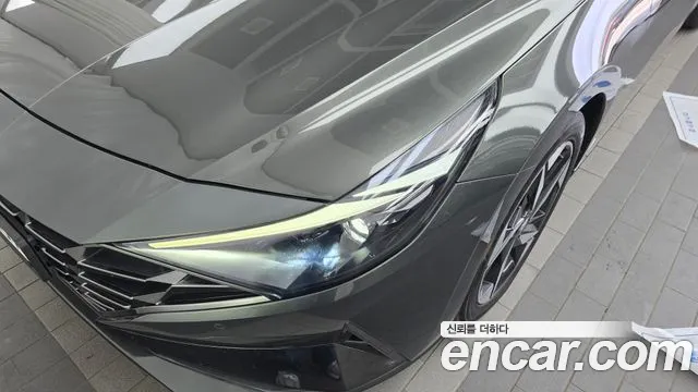 2021 Hyundai Avante Hybrid (Cn7) Inspiration Sold VIN KMHLR41JGMU001241 – front exterior