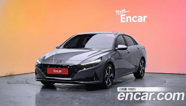 2021 Hyundai Avante Hybrid (Cn7) Inspiration Sold VIN KMHLR41JGMU008453 – front exterior