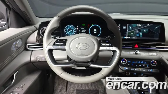 2024 Hyundai The New Avante Hybrid (CN7) Inspiration Sold VIN KMHLR41JGRU091481 – odometer reading