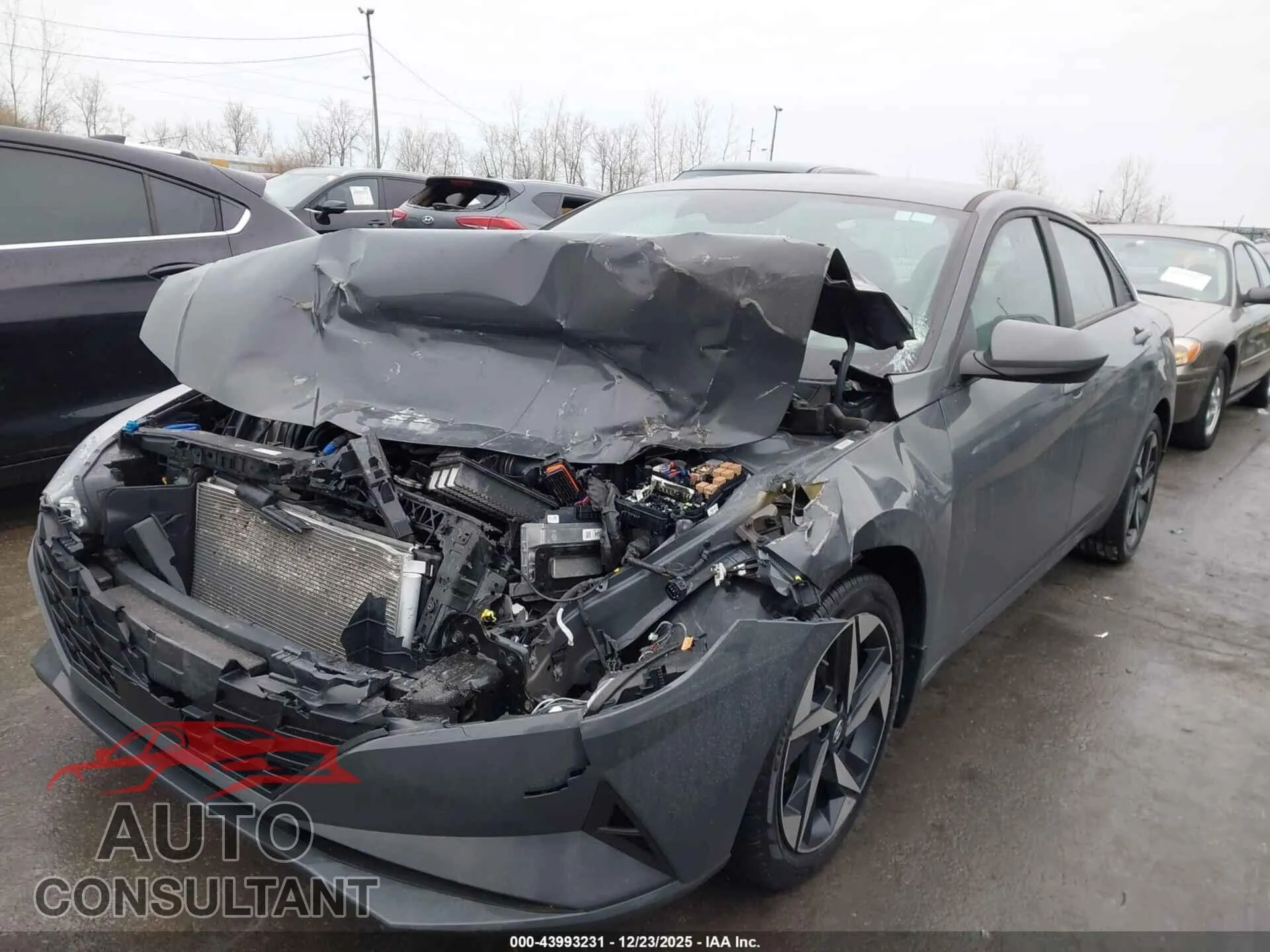 2023 HYUNDAI ELANTRA Damaged VIN KMHLS4AGXPU607774 – rear exterior