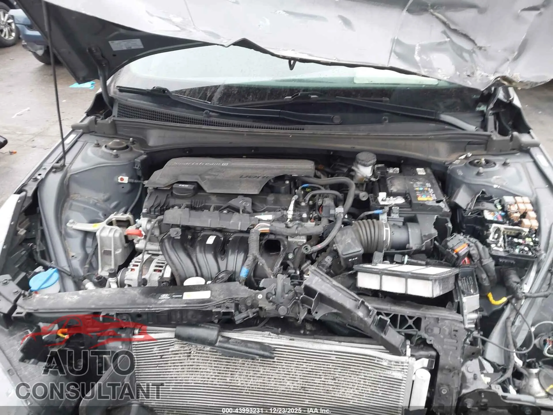2023 HYUNDAI ELANTRA Damaged VIN KMHLS4AGXPU607774 – odometer reading