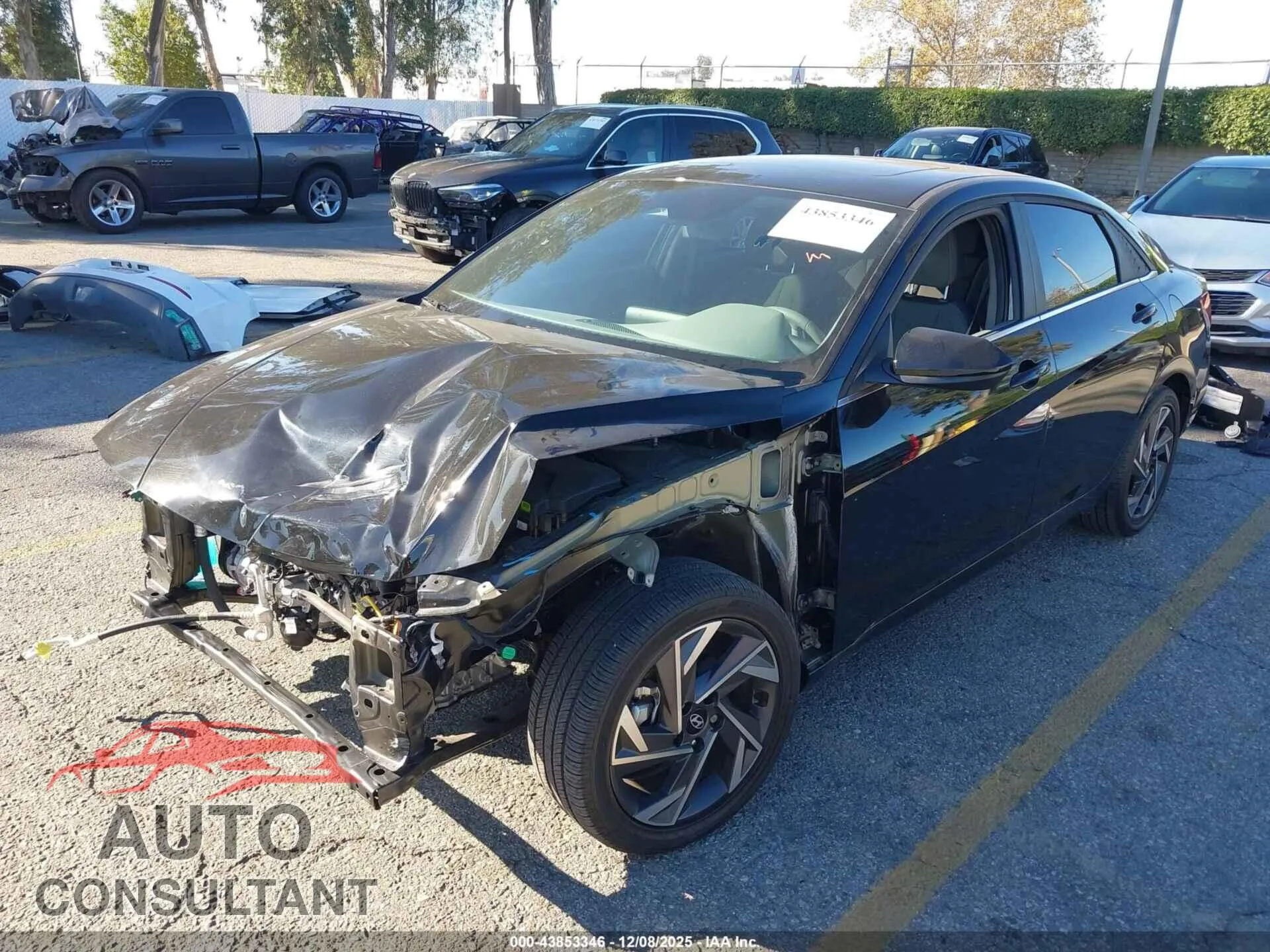2025 HYUNDAI ELANTRA Damaged VIN KMHLS4DG9SU939869 – rear exterior