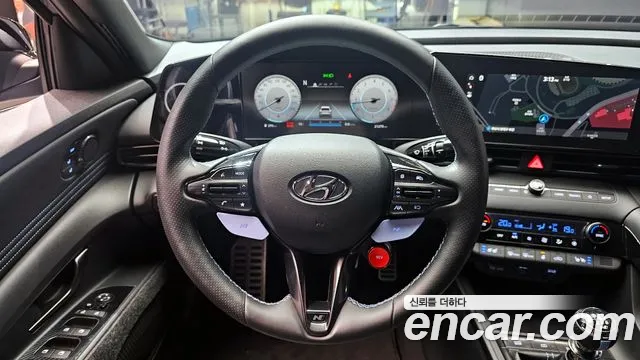 2022 Hyundai Avante (CN7) 2.0 N Sold VIN KMHLW41KANU000651 – odometer reading