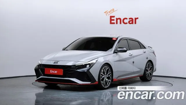 2022 Hyundai Avante (CN7) 2.0 N Sold VIN KMHLW41KANU004128 – odometer reading