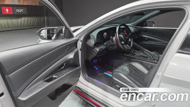 2022 Hyundai Avante (CN7) 2.0 N Sold VIN KMHLW41KGNU000772 – trunk area