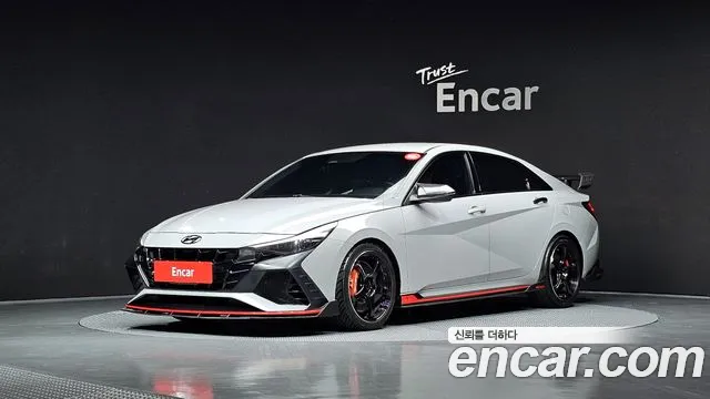 2022 Hyundai Avante (CN7) 2.0 N Sold VIN KMHLW41KGNU000772 – odometer reading