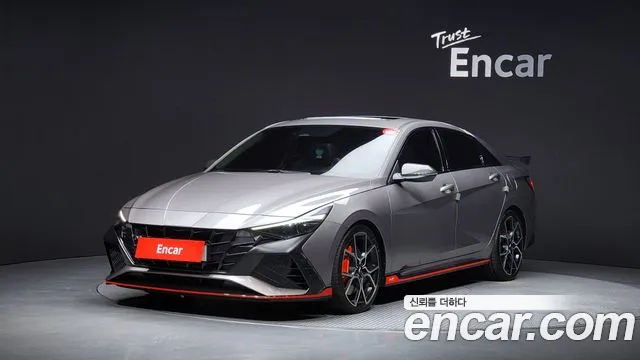 2022 Hyundai Avante (CN7) 2.0 N Sold VIN KMHLW41KGNU005477 – rear exterior 2022 Hyundai Avante (CN7) 2.0 N Sold VIN KMHLW41KGNU005477 – rear exterior
