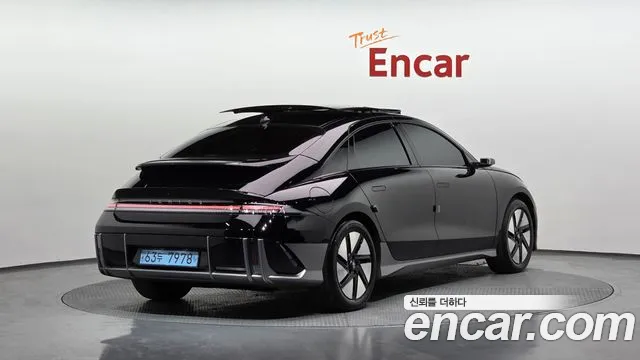 2023 Hyundai Ioniq 6 Long Range Sold VIN KMHM541AFPA046185 – trunk area