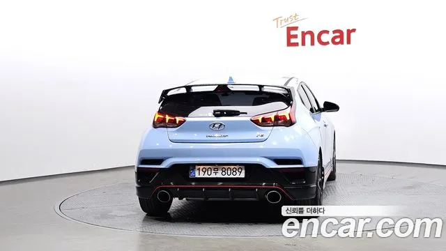 2021 Hyundai Veloster (JS) 2.0 N Sold VIN KMHT361HGMU008047 – rear exterior 2021 Hyundai Veloster (JS) 2.0 N Sold VIN KMHT361HGMU008047 – rear exterior