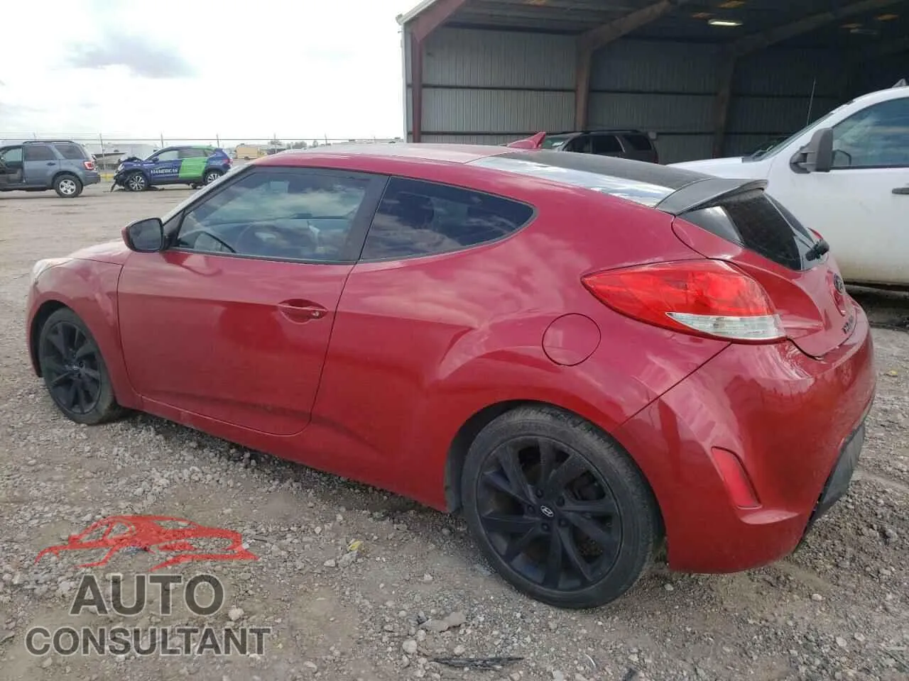 2016 HYUNDAI VELOSTER Damaged VIN KMHTC6AD1GU252511 – rear exterior