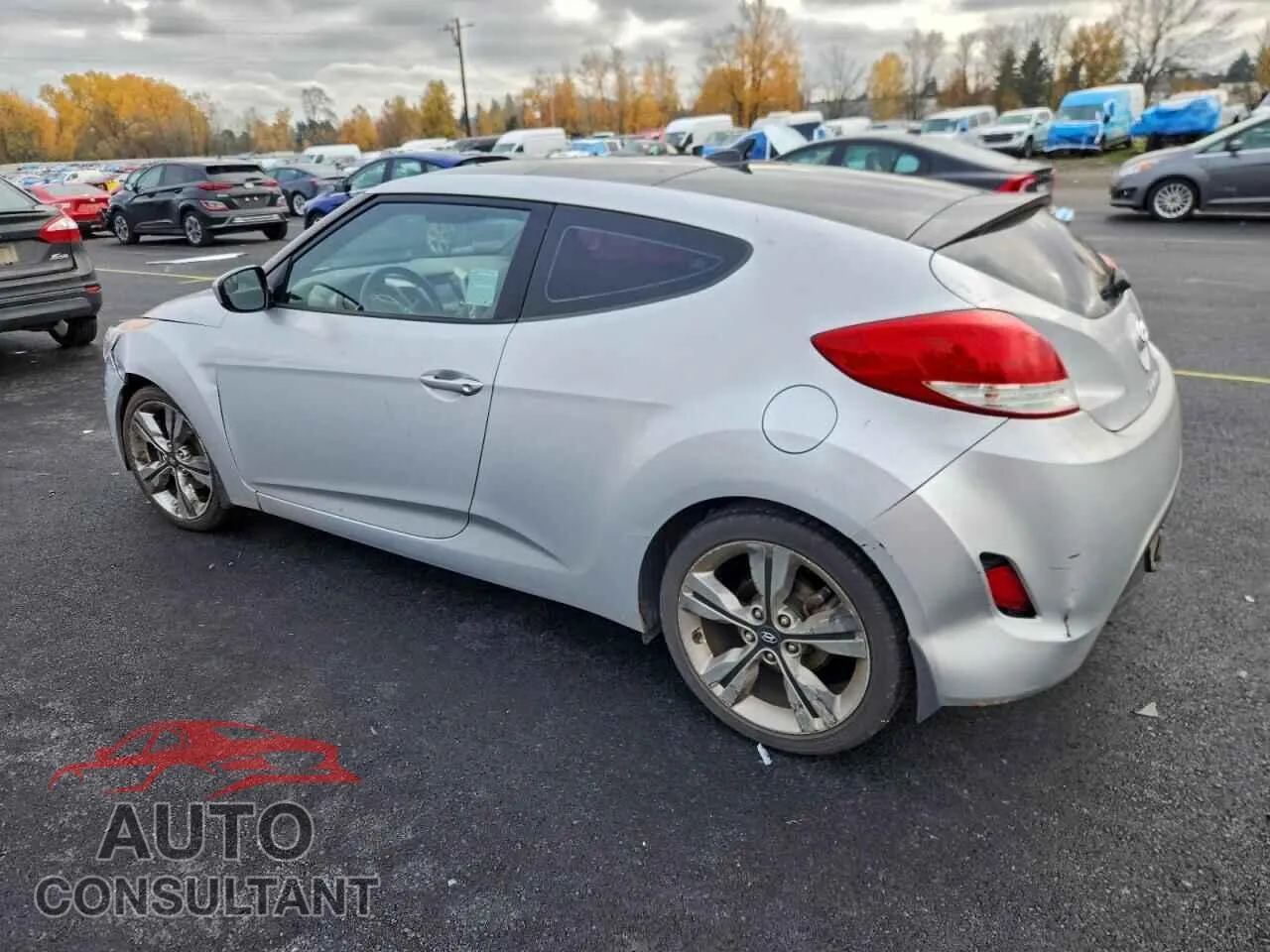 2016 HYUNDAI VELOSTER Damaged VIN KMHTC6AD4GU261784 – rear exterior