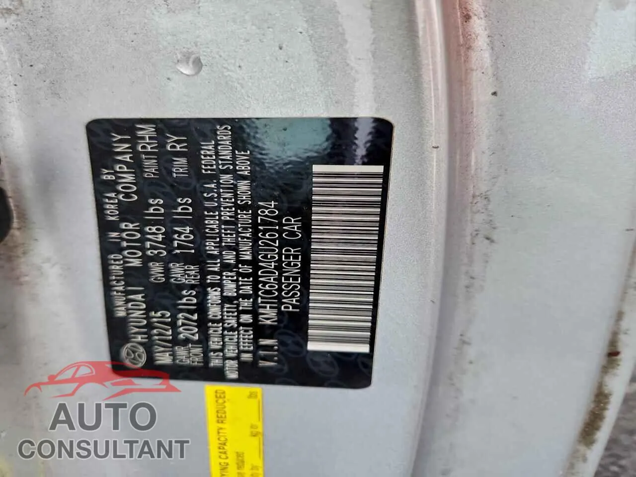 2016 HYUNDAI VELOSTER Damaged VIN KMHTC6AD4GU261784 – photo 12