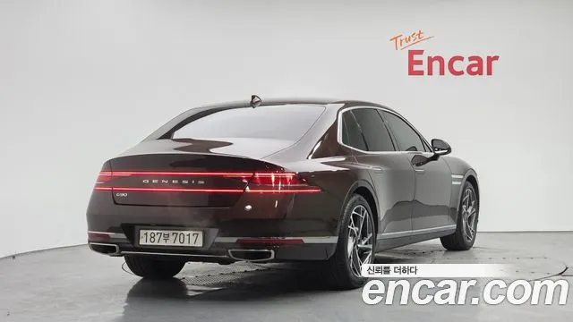2023 Genesis G90 (RS4) Gasoline 3.5 Turbo 2WD Sold VIN KMTFA41DBPU029293 – trunk area 2023 Genesis G90 (RS4) Gasoline 3.5 Turbo 2WD Sold VIN KMTFA41DBPU029293 – trunk area