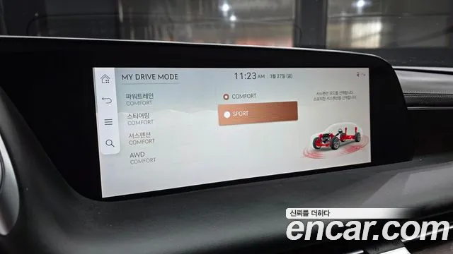 2022 Genesis G90 (RS4) Gasoline 3.5 Turbo AWD Sold VIN KMTFA41DDNU009864 – dashboard