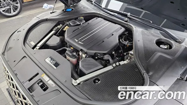 2023 Genesis G90 (RS4) Gasoline 3.5 Turbo AWD Sold VIN KMTFA41DDPU025978 – engine bay