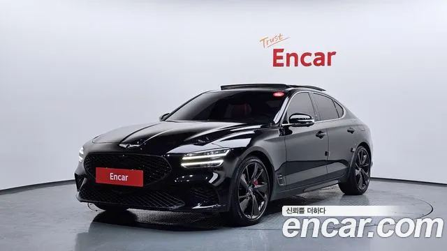 2021 Genesis The New G70 Gasoline 2.0t 2wd Sold VIN KMTG141ABMU085021 – front exterior