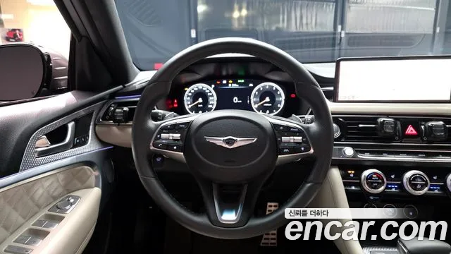 2023 Genesis The New G70 Gasoline 2.0T 4WD Sold VIN KMTG141ADPU108386 – engine bay 2023 Genesis The New G70 Gasoline 2.0T 4WD Sold VIN KMTG141ADPU108386 – engine bay