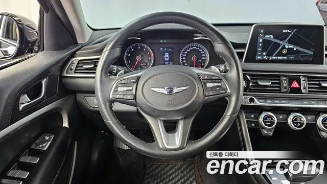 2019 Genesis G70 2.0T Sold VIN KMTG241ABKU053793 – engine bay
