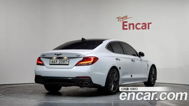 2018 Genesis G70 2.0T Sold VIN KMTG341ABJU008480 – trunk area