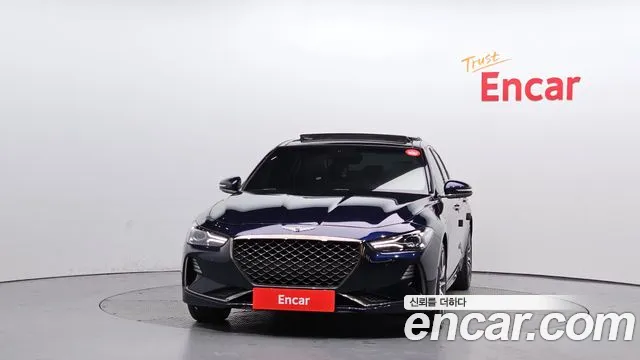2018 Genesis G70 2.0T Sold VIN KMTG341ABJU022557 – engine bay