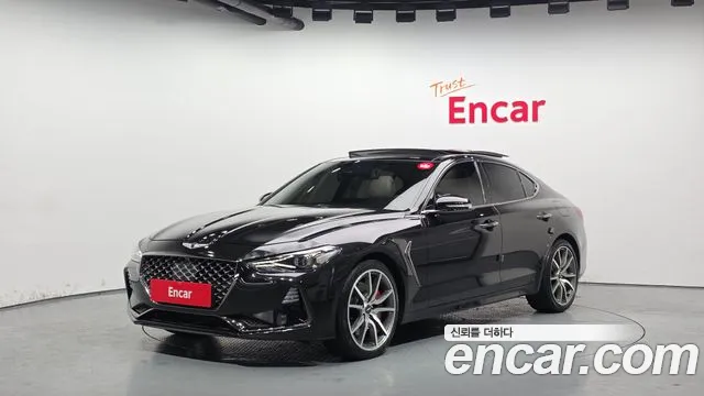 2019 Genesis G70 2.0t Sold VIN KMTG341ABKU032984 – front exterior