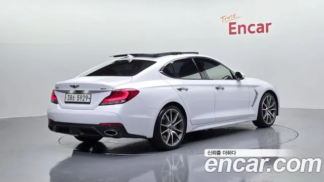 2019 Genesis G70 2.0T Sold VIN KMTG341ABKU036358 – engine bay
