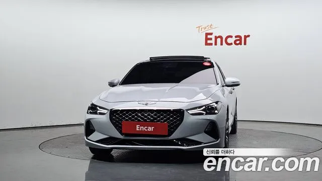 2020 Genesis G70 2.0t Sold VIN KMTG341ABLU063511 – front exterior