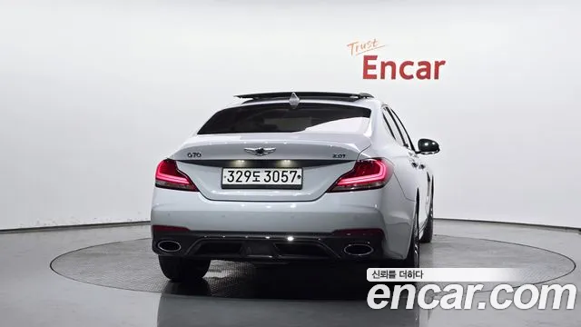 2020 Genesis G70 2.0T Sold VIN KMTG341ABLU064524 – side profile