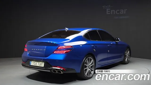 2022 Genesis The New G70 Gasoline 2.0T 2WD Sold VIN KMTG341ABNU101837 – exterior detail 2022 Genesis The New G70 Gasoline 2.0T 2WD Sold VIN KMTG341ABNU101837 – exterior detail