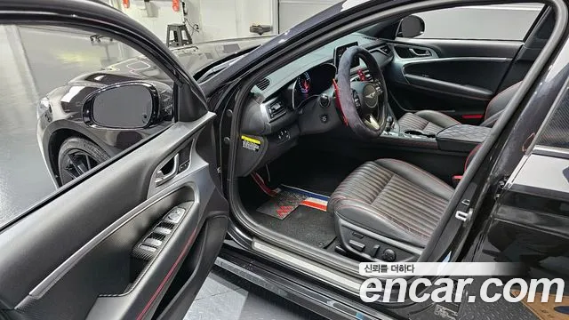 2018 Genesis G70 2.0T AWD Sold VIN KMTG341ADJU010523 – side profile