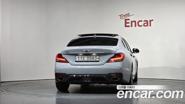 2019 Genesis G70 2.0T AWD Sold VIN KMTG341ADKU048181 – trunk area