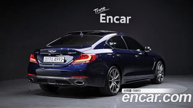 2019 Genesis G70 2.0T AWD VIN KMTG341ADKU053799
