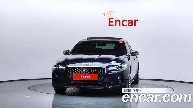2020 Genesis G70 2.0t Awd Sold VIN KMTG341ADLU066047 – front exterior