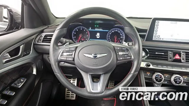 2018 Genesis G70 3.3T Sport AWD Sold VIN KMTG541EDJU004018 – interior seats