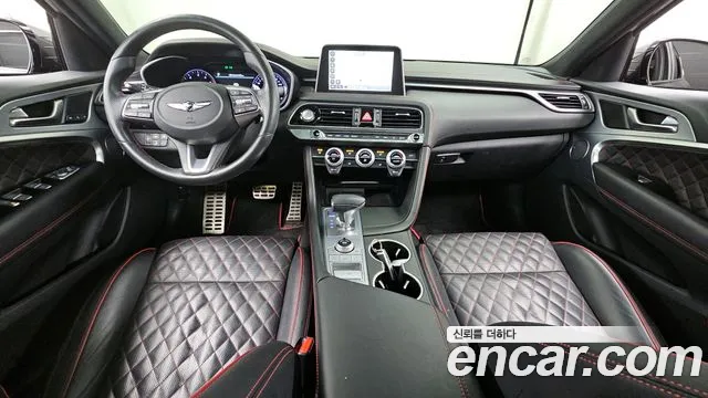 2018 Genesis G70 3.3T Sport AWD Sold VIN KMTG541EDJU004018 – engine bay