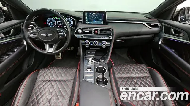 2019 Genesis G70 3.3T Sport AWD Sold VIN KMTG541EDKU036174 – engine bay